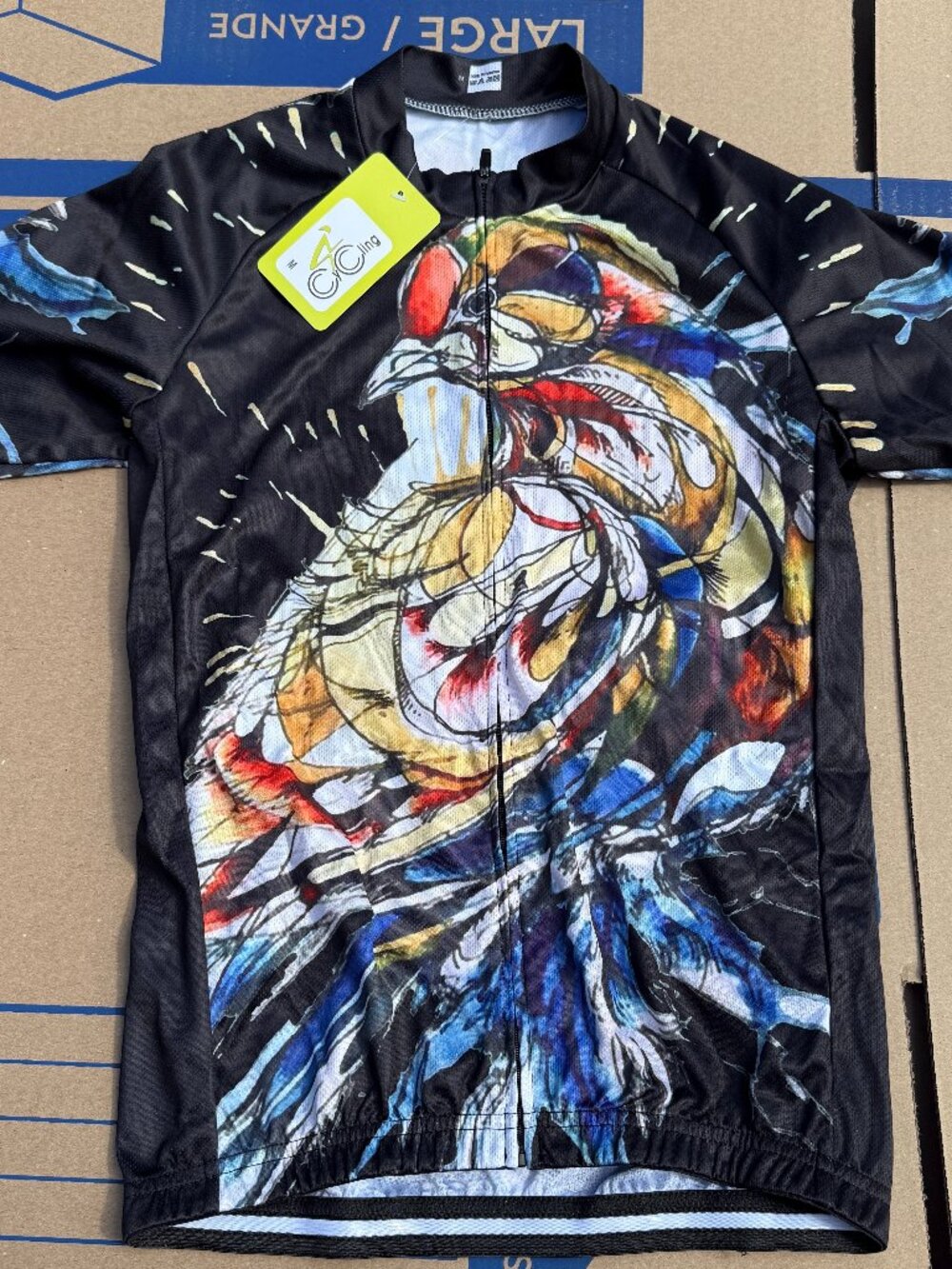 MOXILYN Cycling Jersey Mens Womens Bicycle Clothing Short Sleeve Bike NWT Medium
